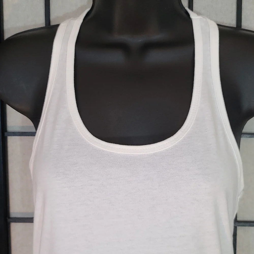 NWOT Next Level White Tank Top - Picture 2 of 8